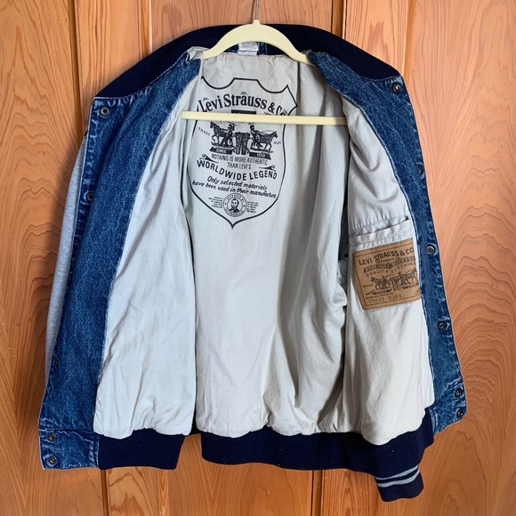 Vintage Levi's Bomber Jean Jacket - Picture 3 of 4
